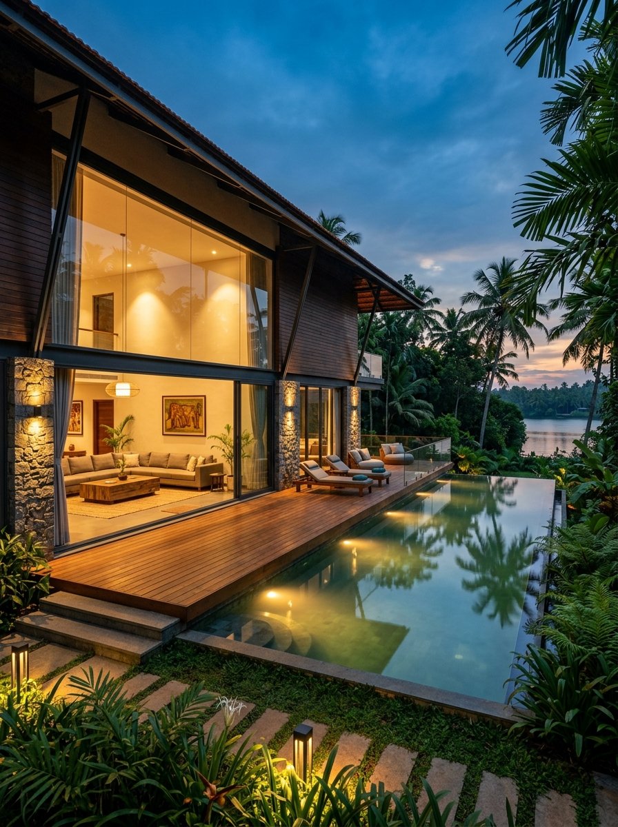 Turnkey Luxury Kerala Residential Villa Estate